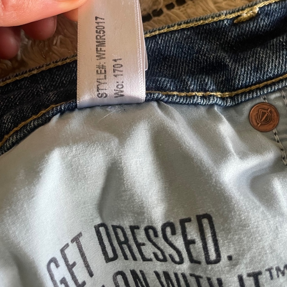 Midweight Performance Denim High Rise Straight Jean, 26X29 - Picture 5 of 6
